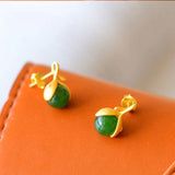 Delicate Dainty And Minimalist Flower Bud Earrings