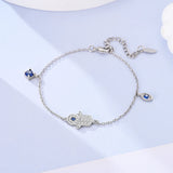 Silver Plated Stars Heart Shape Butterflies Clover Clasp Bracelet for Women Fit Original Charms Beads DIY Making Gift