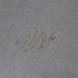 14k Yellow Gold Diamond Cut Cable Link Chain 0.7mm