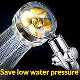 Small Waist Boost Shower Head Super-Strong Pressurized Turbo-Boost Shower Set