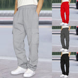 Ankle-Tightening Loose Sweatpants With Multiple Pockets And Drawstrings