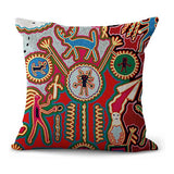 Mexican Style Cotton And Linen Pillowcase