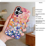 Fashionable Floral Shatter-Resistant Film Phone Case
