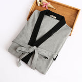 Mens Fashionable Casual Waffle-Weave Nightgown