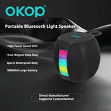 KP-591 Best-Selling Portable Bluetooth Speaker With RGB Ambient Light Mini Card-Compatible Heavy Bass Handheld Design In Stock