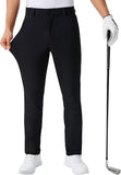 Stretch Solid Color Golf Men's Dress Trousers Long Pants