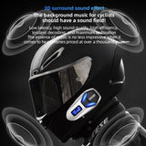 KP-292 Best-selling Premium Zinc Alloy Motorcycle Helmet Bluetooth Headset Waterproof Long Battery Life Music Playback In Stock
