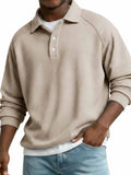 Mens Casual Stylish Long-sleeve Top