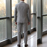 Mens Striped Business Suit Set