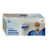 Masi Disposable Face Masks for Children - 50 Count, Three-Layer Protection, Secure Fit