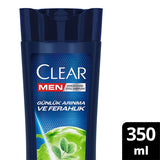 Clear Men: Advanced Anti-Dandruff Shampoo for Men - Cedarwood Eucalyptus - Itchy & Oily Scalp Relief - 48H Freshness