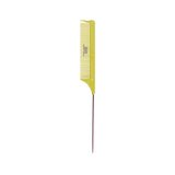 JRL Professional J102 Fine-Toothed Pin Tail Comb in Yellow