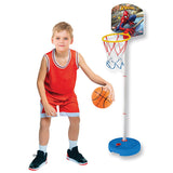 Dede Oyuncak Spiderman Kids Basketball Hoop Set - Adjustable Height, Safe & Fun Indoor/Outdoor Game for Children