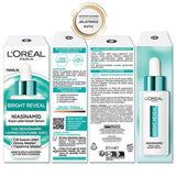 L'Oreal Paris Bright Reveal Dark Spot Correcting Niacinamide Serum: Fade Acne Marks, Sun Spots & Age Spots for Radiant Skin