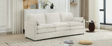 Cozy Upholstered 3-Seater Sofa with Plush Double Cushion and Ergonomic Design