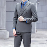 Double Breasted Suit Two-piece Set