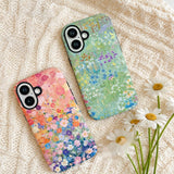 Fashionable Floral Shatter-Resistant Film Phone Case