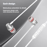 KP-236 Best-selling In-Ear Wired Headphones USB-C Universal For Phones PCs Heavy Bass High Audio Quality In-Line Controls In Stock