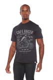 Cafe Racer Men's Bamboo Viscose/Organic Cotton Short Sleeve Graphic T-Shirt