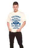 California Football Men's Bamboo Viscose/Organic Cotton Short Sleeve Graphic T-Shirt