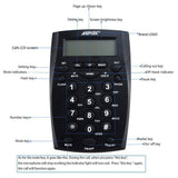 Call Center Dialpad Headset Telephone with Tone Dial Key Pad and Redial