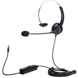 Call Center Hands-Free Noise Cancelling Corded Monaural Headset