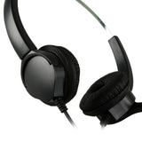 Call Center Noise Cancelling Corded Binaural Hands-free Headset with Microphone