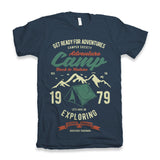 Camp Adventure Men's Bamboo Viscose/Organic Cotton Short Sleeve Graphic T-Shirt