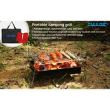 Camping Grill Barbecue Tool Folding & Lightweight Steel Mesh Portable
