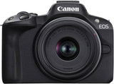 Canon EOS R50 4K Mirrorless Camera with RF-S 18-45mm f/4.5-6.3 IS STM Lens (Open-Box)