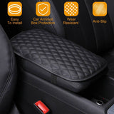 Car Armrest Pad Cover PU Leather Fit for SUV Truck Car