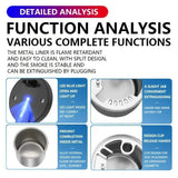 Car Ashtray Multi-functional Universal Household Portable Metal Liner Ashtray