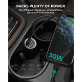 AUKEY Car Charger 30W Dual-Port