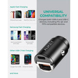 AUKEY Car Charger 30W Dual-Port