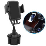 Car Cup Holder Phone Mount Adjustable Gooseneck Phone Stand