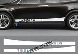 Side Skirt Stripe Decals (2-Pack) | 3 Styles | Multiple Colors | Scratch Protection