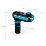 Car FM Transmitter Bluetooth Hands-free LCD MP3 Player Radio Adapter Kit Charger