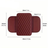 Car Interior Leather Armrest Storage Bag