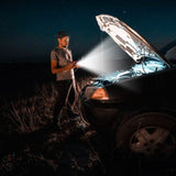 Car Jump Starter Booster with LCD Screen 4 Modes LED Flashlight
