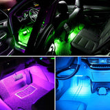 Car LED Strip Lights with Sound Active Function and Remote Controller