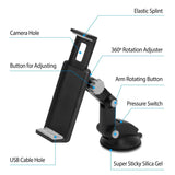 Car Phone Holder Mount Dashboard Tablet Stand Holder