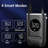 Car Tire Inflator Pump Portable 150 PSI with LED Light