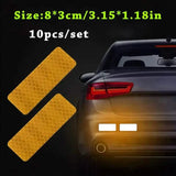 Car Truck Bumper Safety Reflective Warning Strip Stickers
