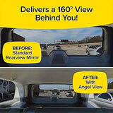 Car Wide Angle Rearview Mirror Curved Interior Large Field Of View Inside Mirror