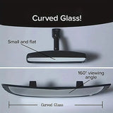 Car Wide Angle Rearview Mirror Curved Interior Large Field Of View Inside Mirror