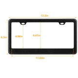 Carbon Fiber Black License Plate