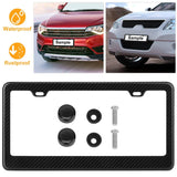 Carbon Fiber Black License Plate