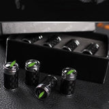 Carbon Fibre Car Wheel Tire Valve Stem Cap For Tesla Model3/Y/X/S（4pcs）