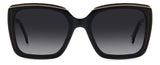 Carolina Herrera HER 0143/G/S Women's Sunglasses Black Gold 53mm