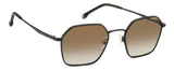 Carrera 334/S Black Brown Green Rectangular Men's Sunglasses